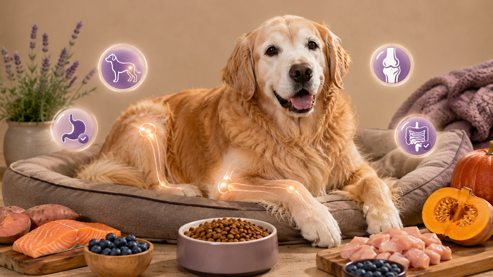 Yaşlı Köpekler İçin Mama Seçimi: Eklem ve Sindirim Dostu Alternatifler
