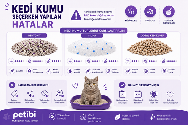 Kedi Kumu Seçerken Yapılan 7 Büyük Hata: Doğru Kum Nasıl Seçilir?