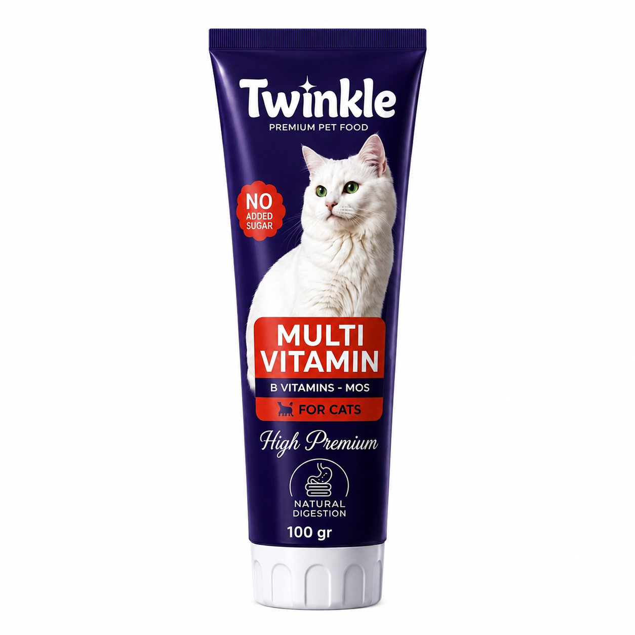 Twinkle Multivitamin Kedi Malt Macunu 100 gr - Vitamin, Mineral ve Sindirim Desteği