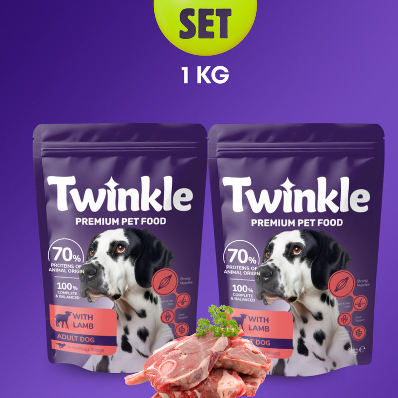 Kuzulu Yetişkin Köpek 1 Kg x 2 Adet Ekonomik Paket Köpek Maması