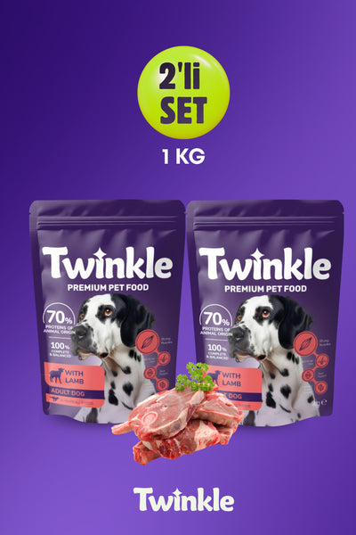 Kuzulu Yetişkin Köpek 1 Kg x 2 Adet Ekonomik Paket Köpek Maması
