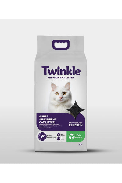Twinkle Kedi Kumu Active Carbon Kokusuz Naturel ( 10 kg.)