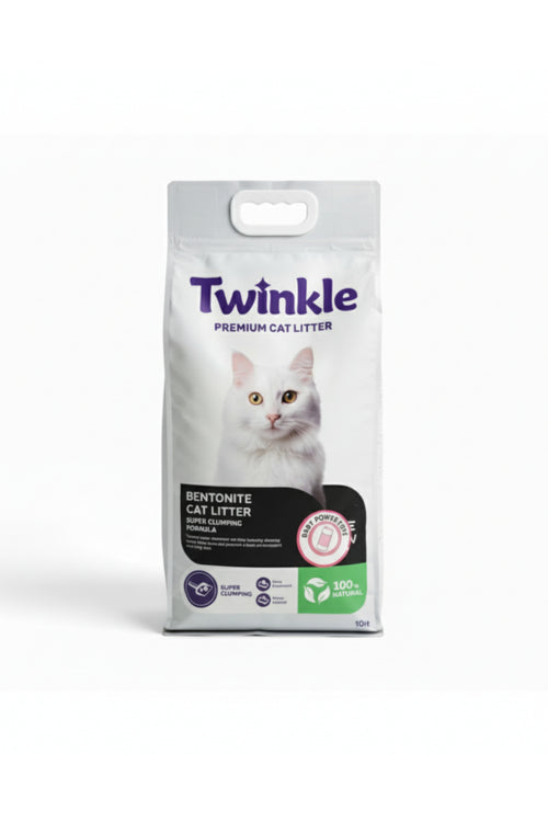 Bentonit Kedi Kumu Bebek Pudralı 10 Lt – Süper Topaklanma • Maksimum Koku Kontrolü • %100 Doğal