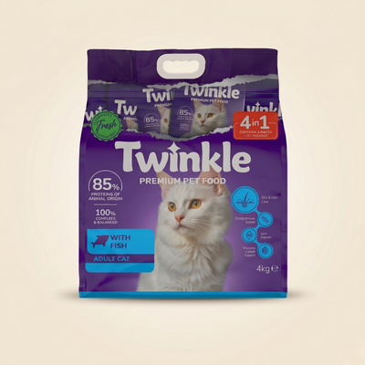 Yetişkin Kediler için Balıklı Tam ve Dengeli Kedi Maması 4 kg