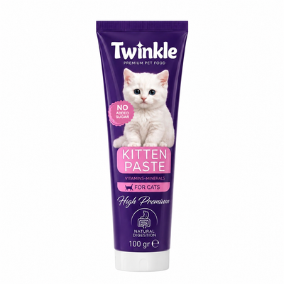 Twinkle Kitten Paste Yavru Kedi Malt Macunu 100 gr - Sağlıklı Gelişim, Bağışıklık ve Sindirim Desteği