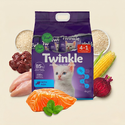 Balıklı Yavru Kedi Maması 4 Kg (4 in 1) – Dengeli ve Lezzetli Yavru Kedi Maması