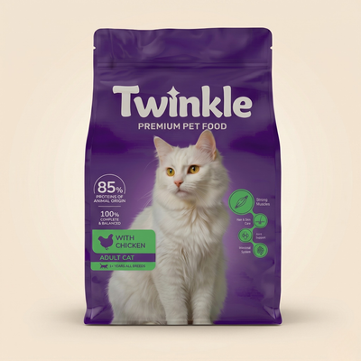 Tavuklu Yetişkin Kedi Maması 1 Kg – Dengeli ve Lezzetli Formül