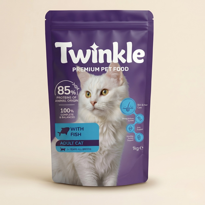 Yetişkin Kediler için Balıklı Tam ve Dengeli Kedi Maması 1 kg