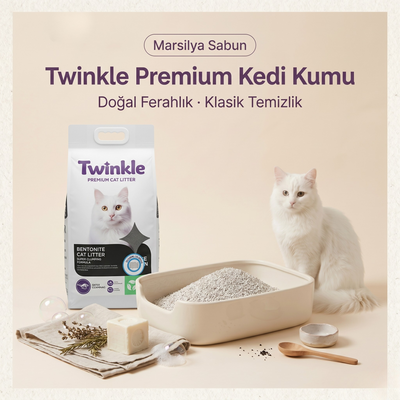 Kedi Kumu Marsilya Sabun Kokulu 10L – Doğal, Süper Topaklanan ve Koku Hapseden Kedi Kumu