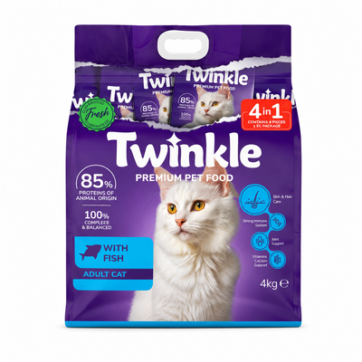 Yetişkin Kediler için Balıklı Tam ve Dengeli Kedi Maması 4 kg