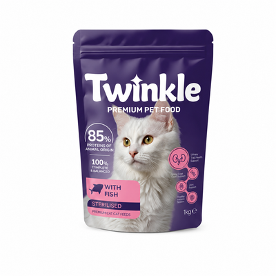 Twinkle Balıklı Kısırlaştırılmış Kedi Maması 1 Kg