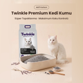 Aktif Karbonlu Bentonit Kedi Kumu 10 L – Süper Topaklanan, %100 Doğal ve Yüksek Koku Kontrolü