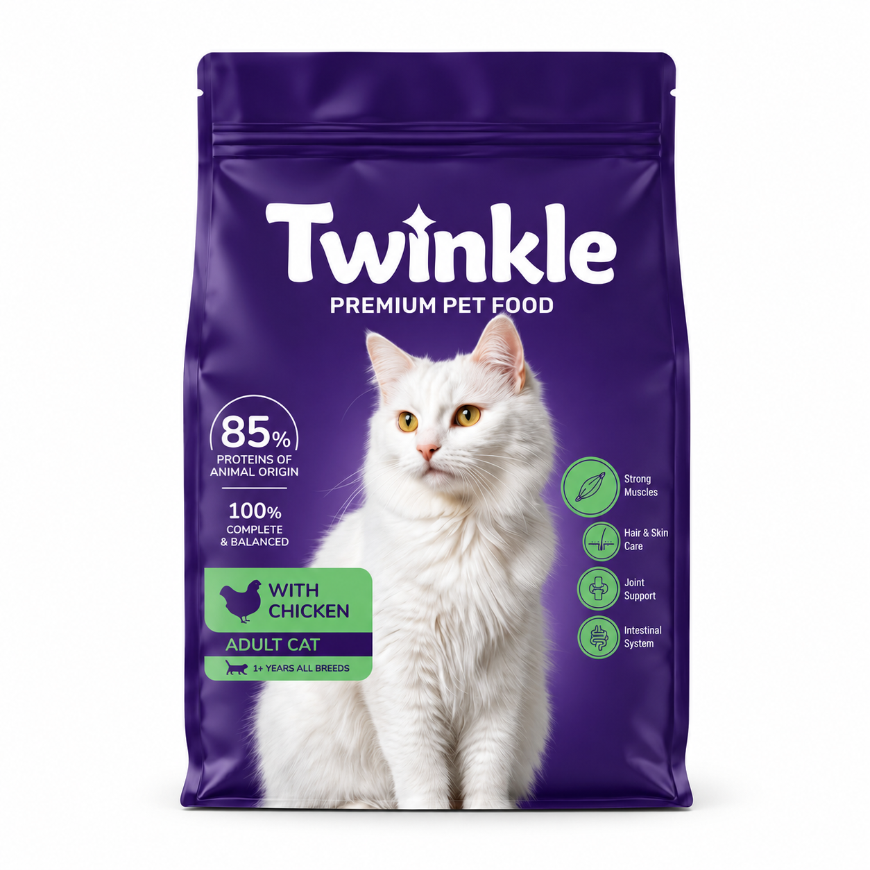 Yetişkin Kediler için Tavuklu Tam ve Dengeli Kedi Maması 4 kg