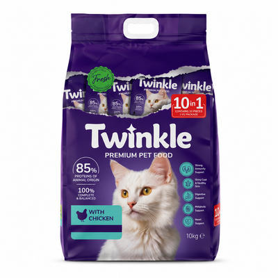 Yetişkin Kediler için Tavuklu Tam ve Dengeli Kedi Maması 10 kg